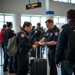 TSA Airport Security Checkpoint