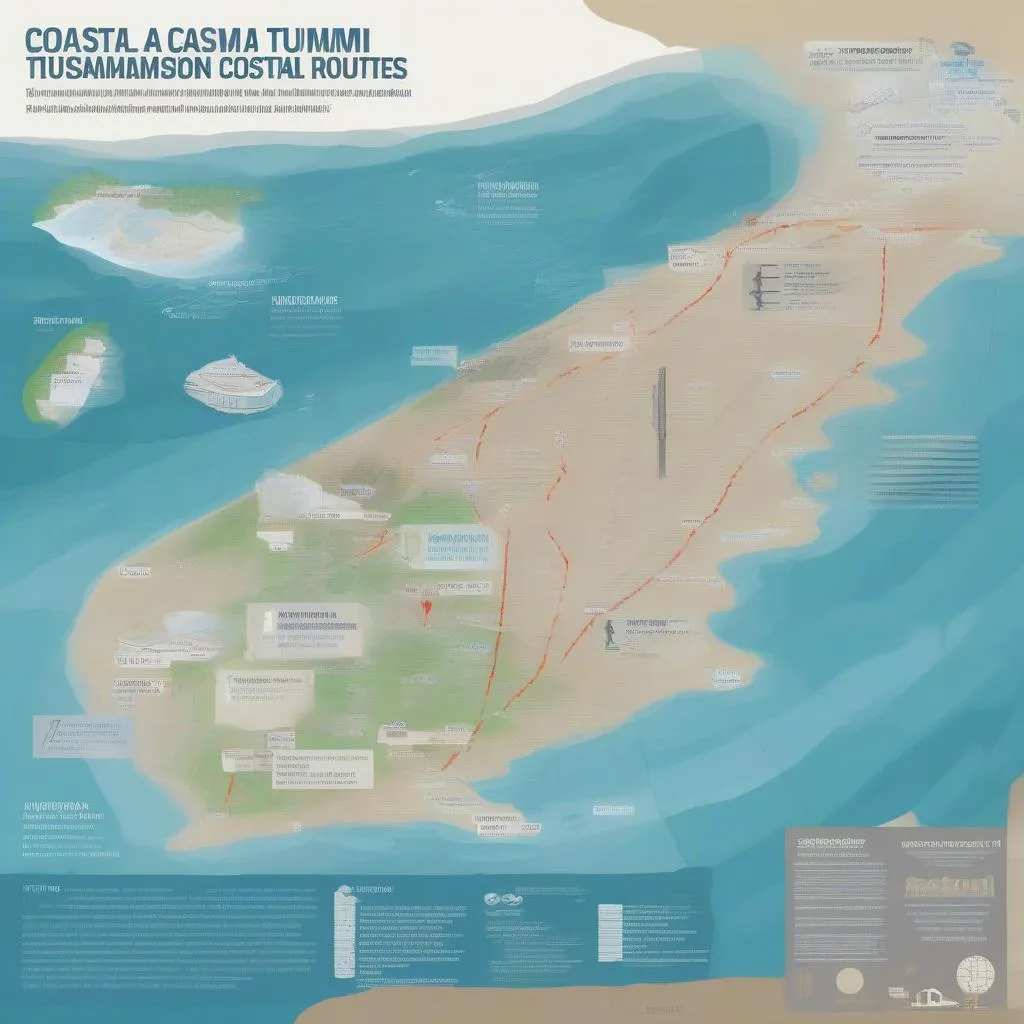 Evacuation Route from Tsunami