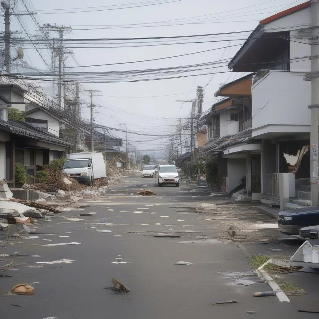 Tsunami Damage Sendai