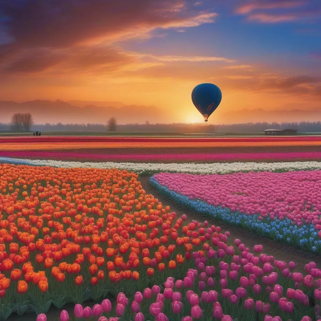 Netherlands Tulip Fields