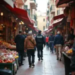 Navigating the bustling Tunis Medina