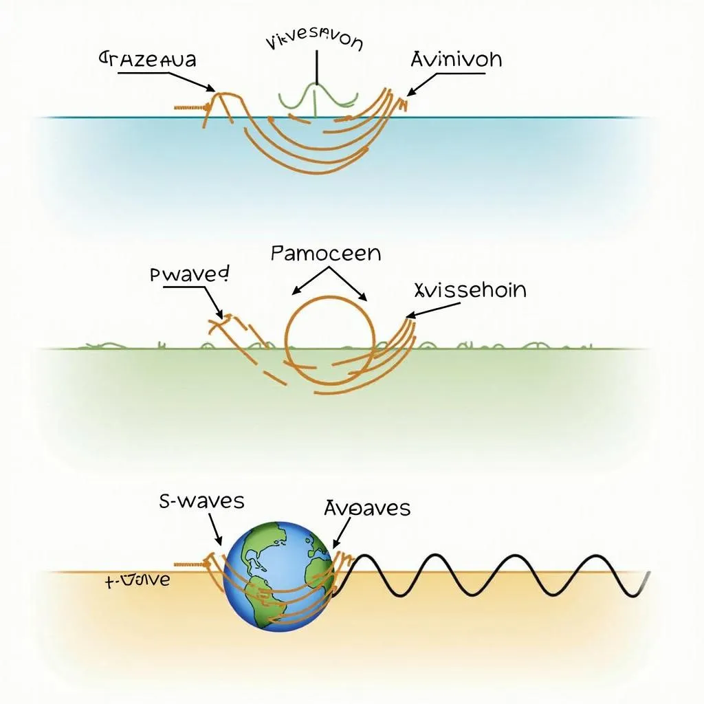 Comparison of P-waves, S-waves, and Surface Waves