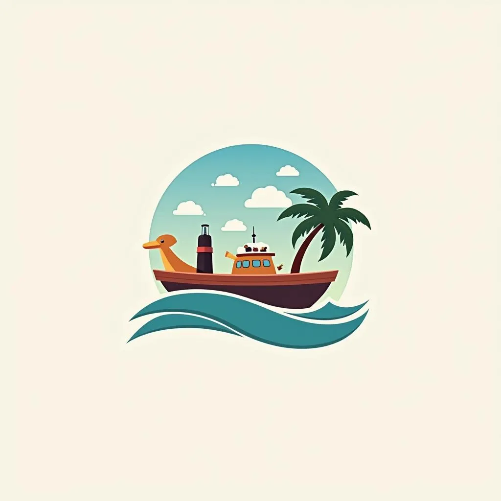 Logo of a travel agency with a distinct brand identity