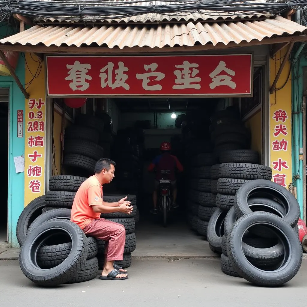 Used Tire Shop in Hanoi