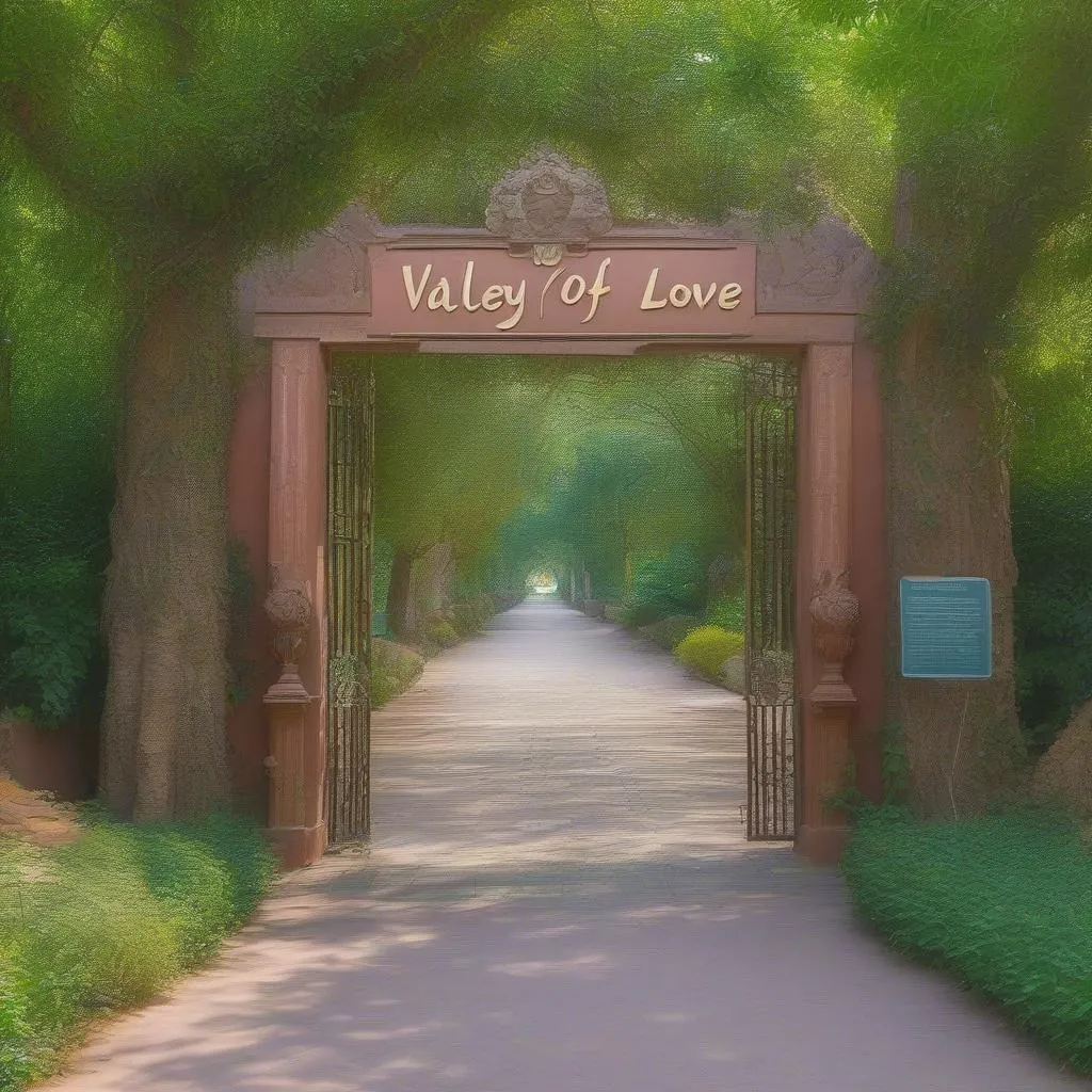 Entrance to Valley of Love