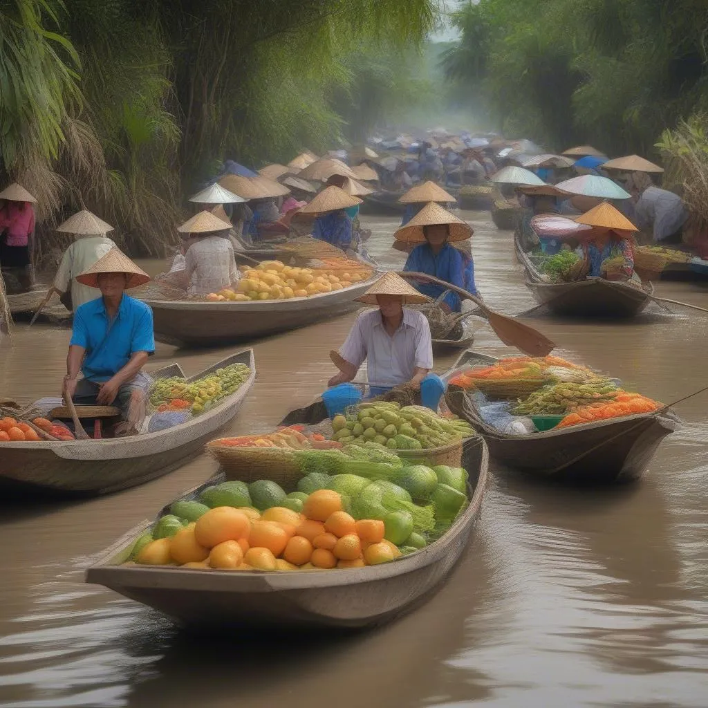 Vam Co River, Mekong Delta