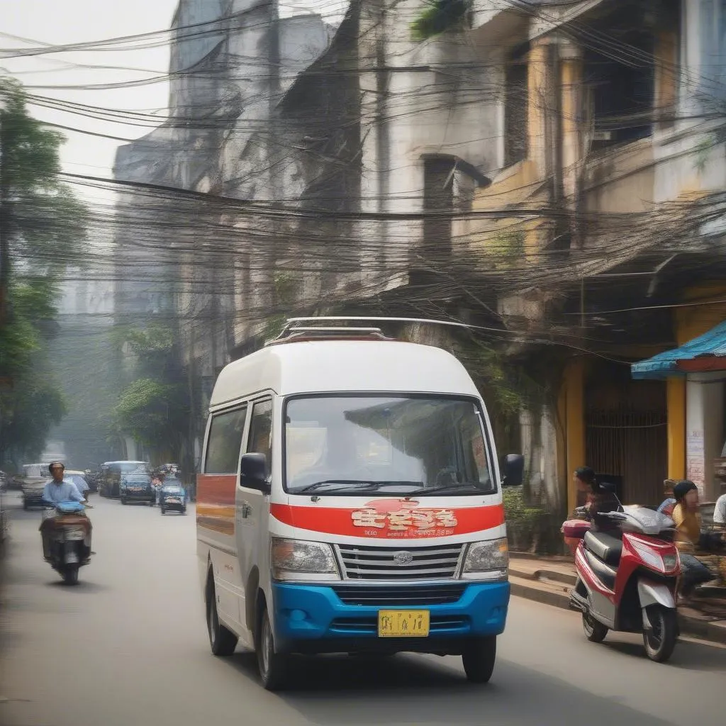 Hanoi van rental