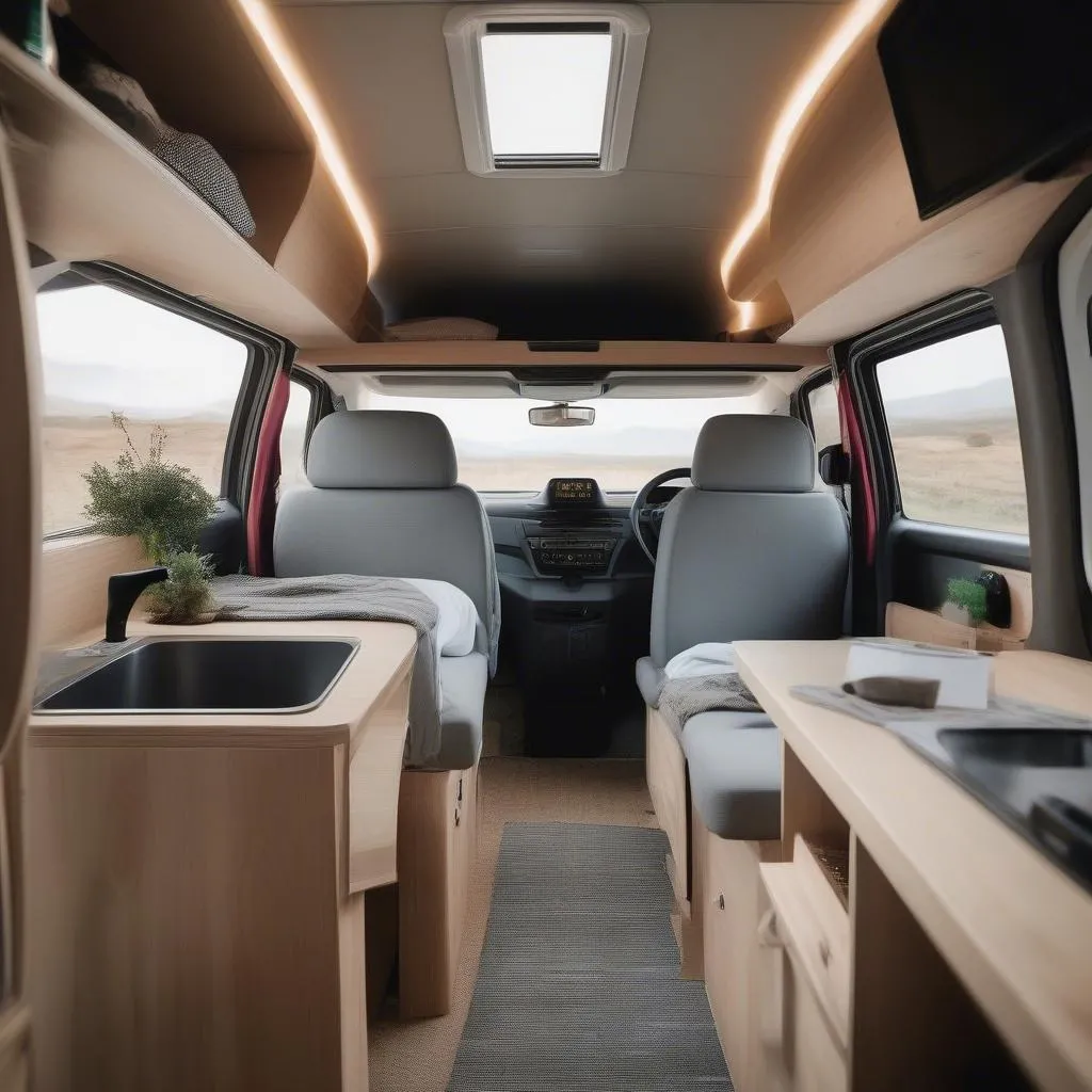 Modern Van Weekender Interior