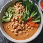 Vegan peanut sauce Hanoi