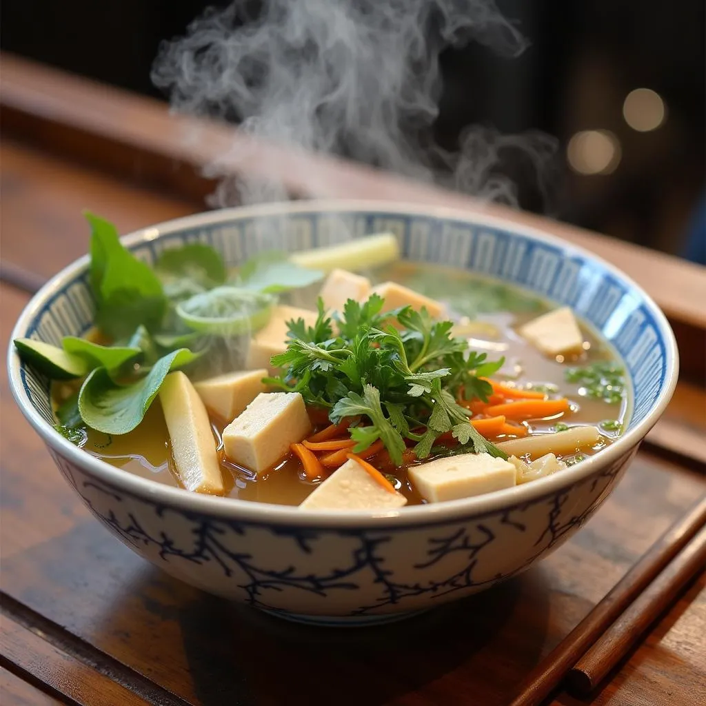 Vegan Pho in Hanoi