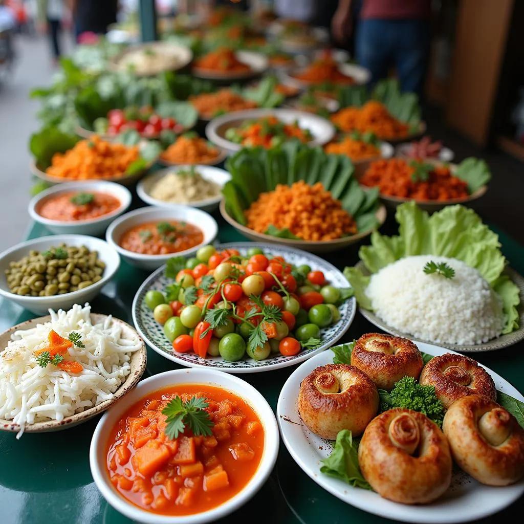 Vegetarian Street Food in Hanoi