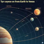 Venus spacecraft trajectory