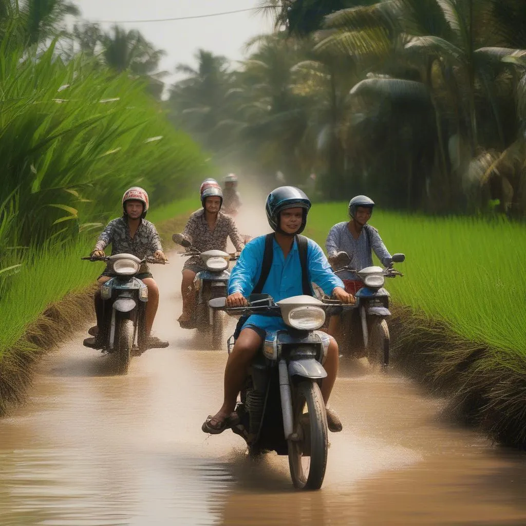 Mekong Delta motorcycle trip