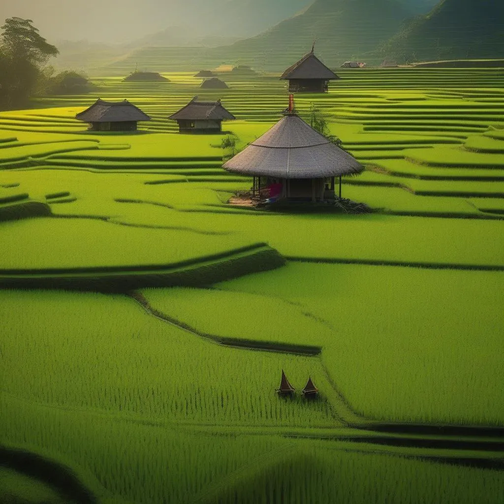 Rice Paddies in Vietnam