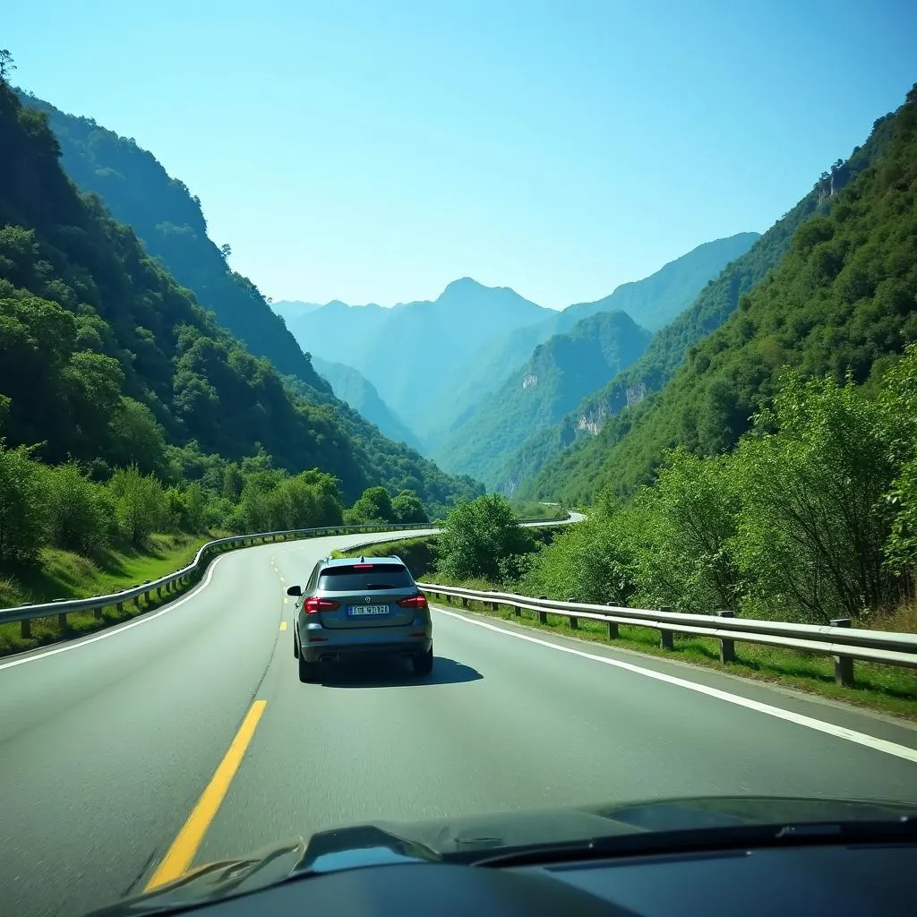 Scenic Road Trip in Vietnam