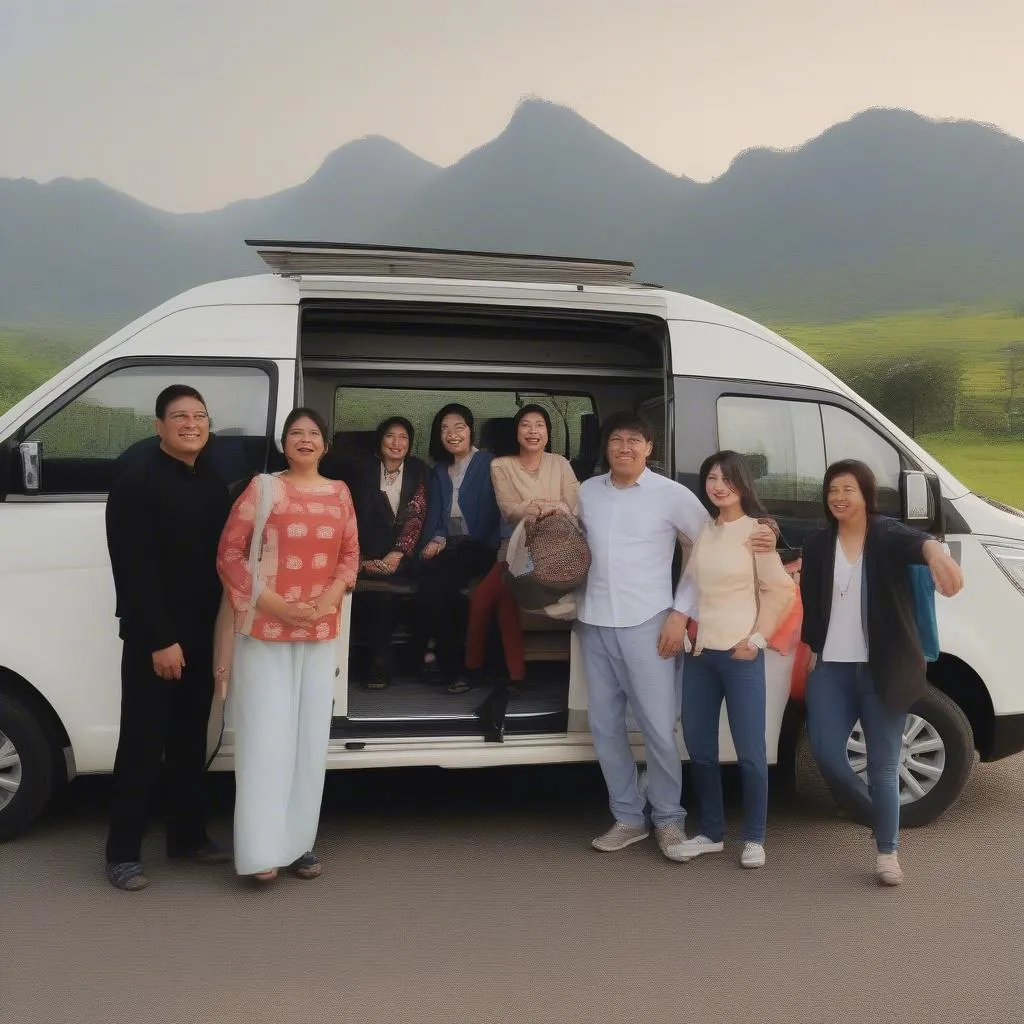 12-seater van