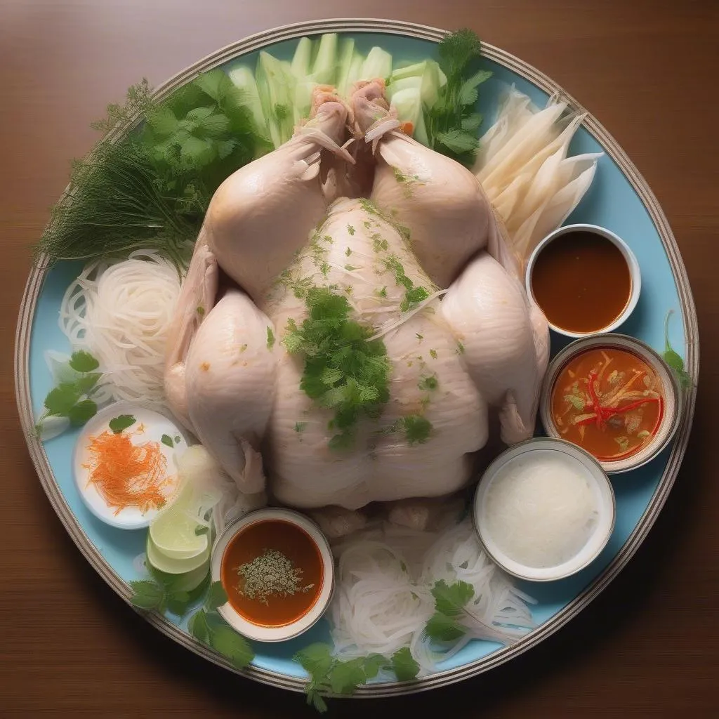 Boiled Chicken Platter