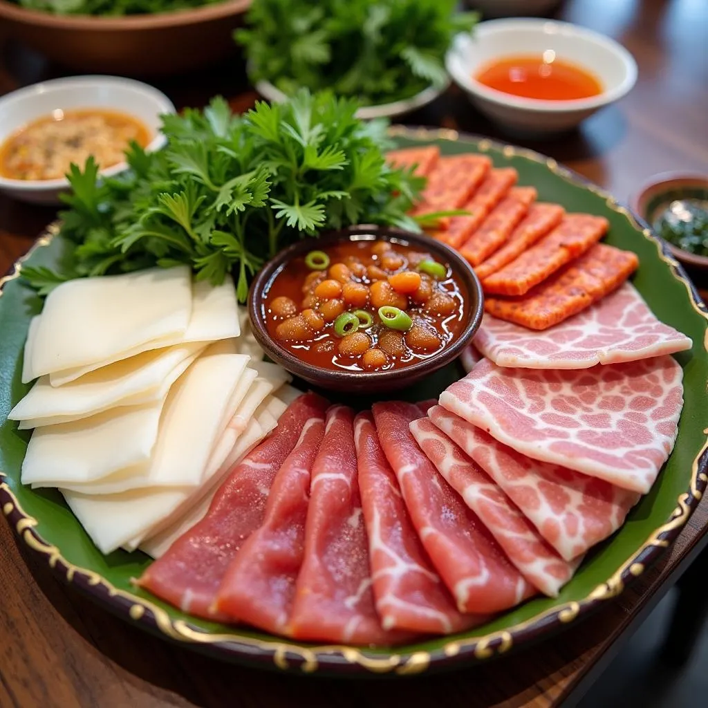 Vietnamese Cold Cuts Platter in Hanoi