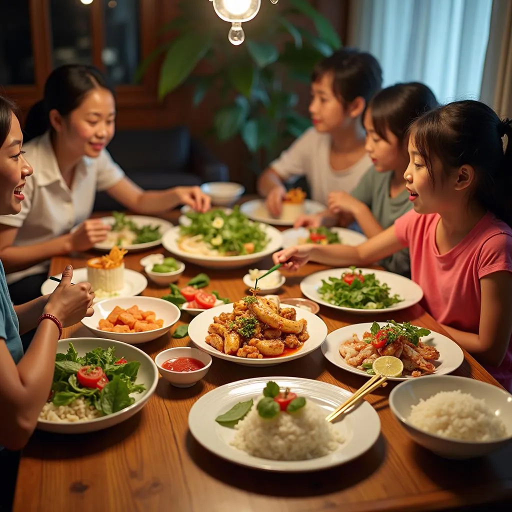 Vietnamese Family Meal