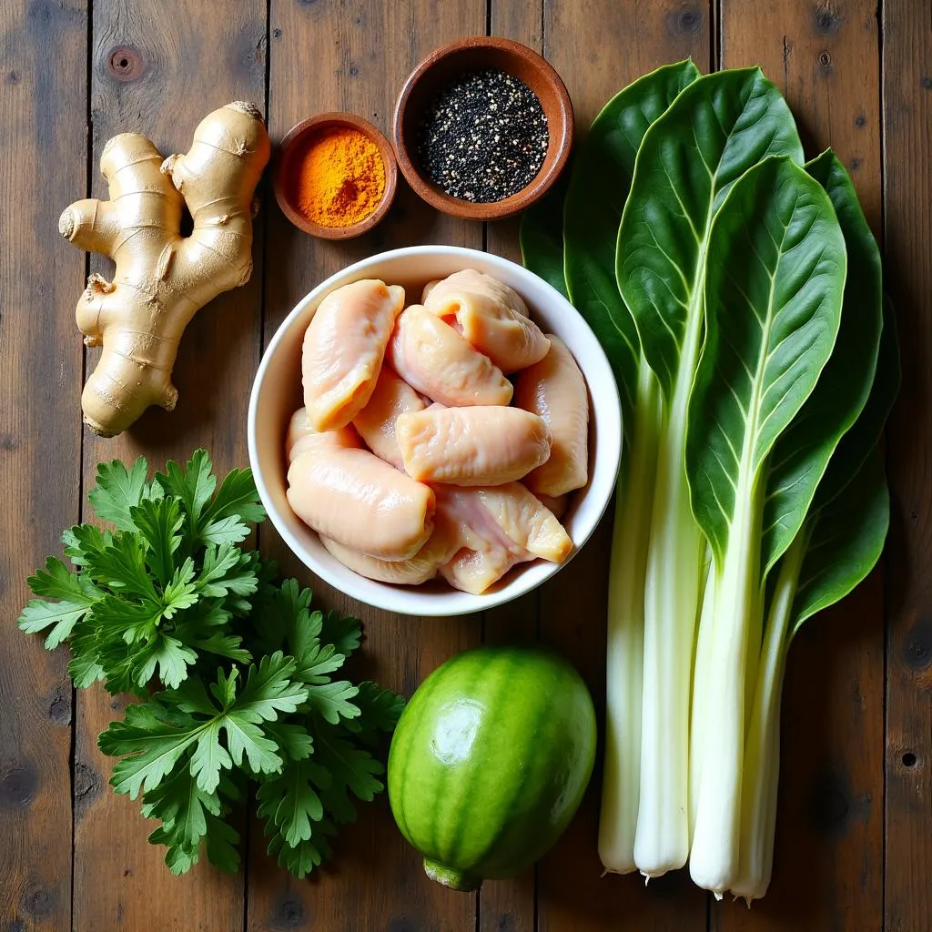 Vietnamese postpartum food ingredients