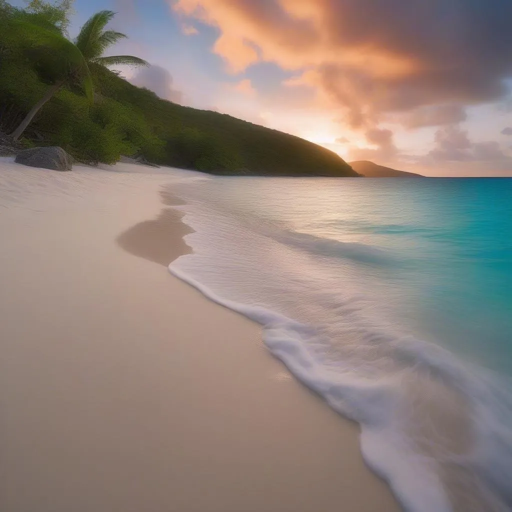 Virgin Islands Beach Sunset