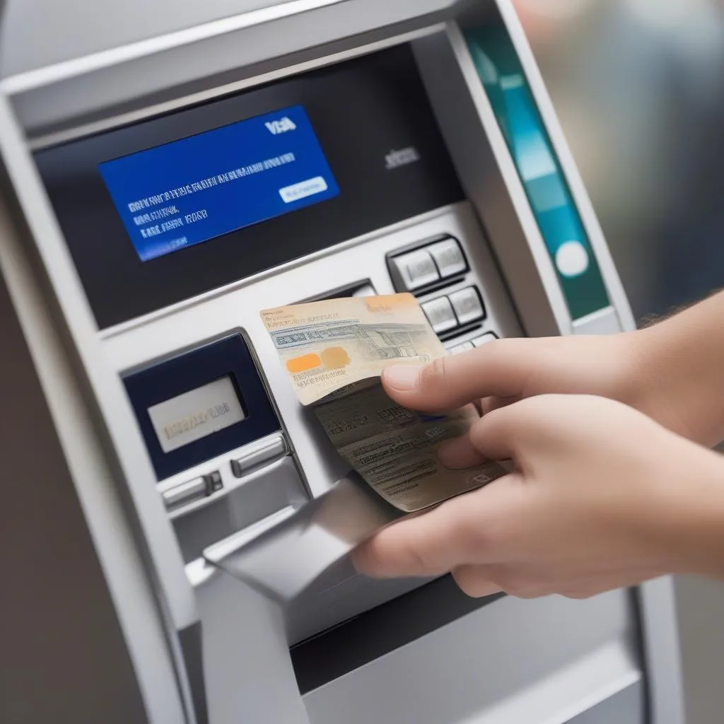 Visa Travel Card ATM Withdrawal