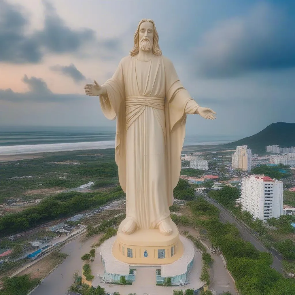 Giant Jesus Statue Vung Tau