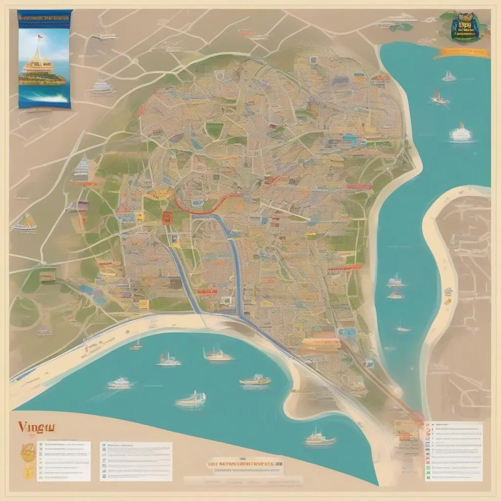 Vung Tau Tourist Map