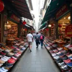 Hanoi walking shoes in the Old Quarter