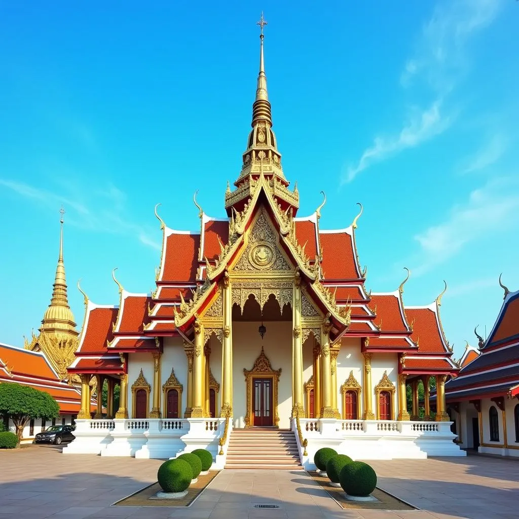 Wat Chedi Luang Temple in Chiang Mai