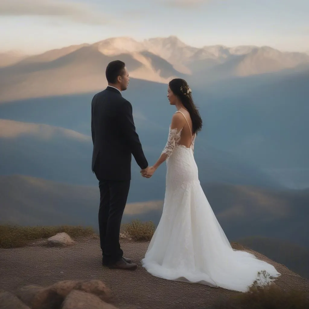 Mountaintop Wedding