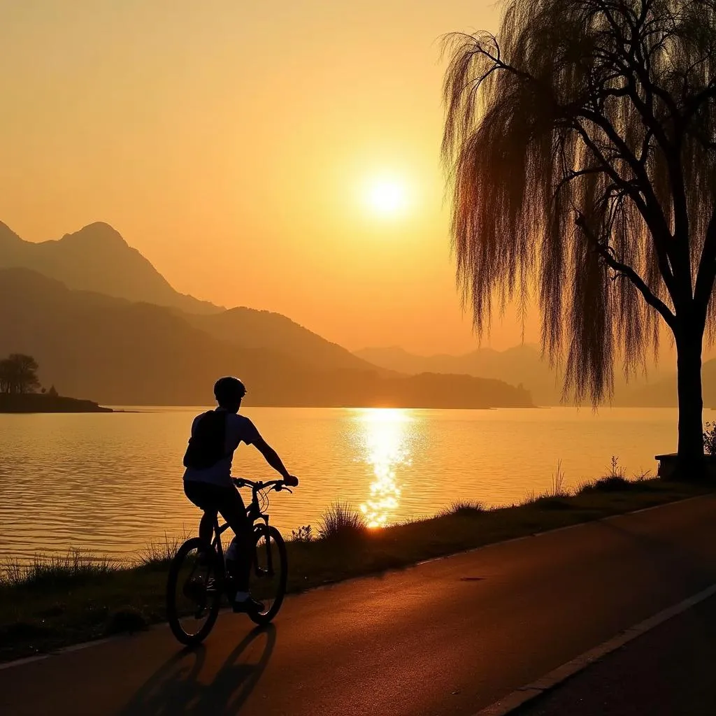 West Lake Hanoi Sunset Bike Ride