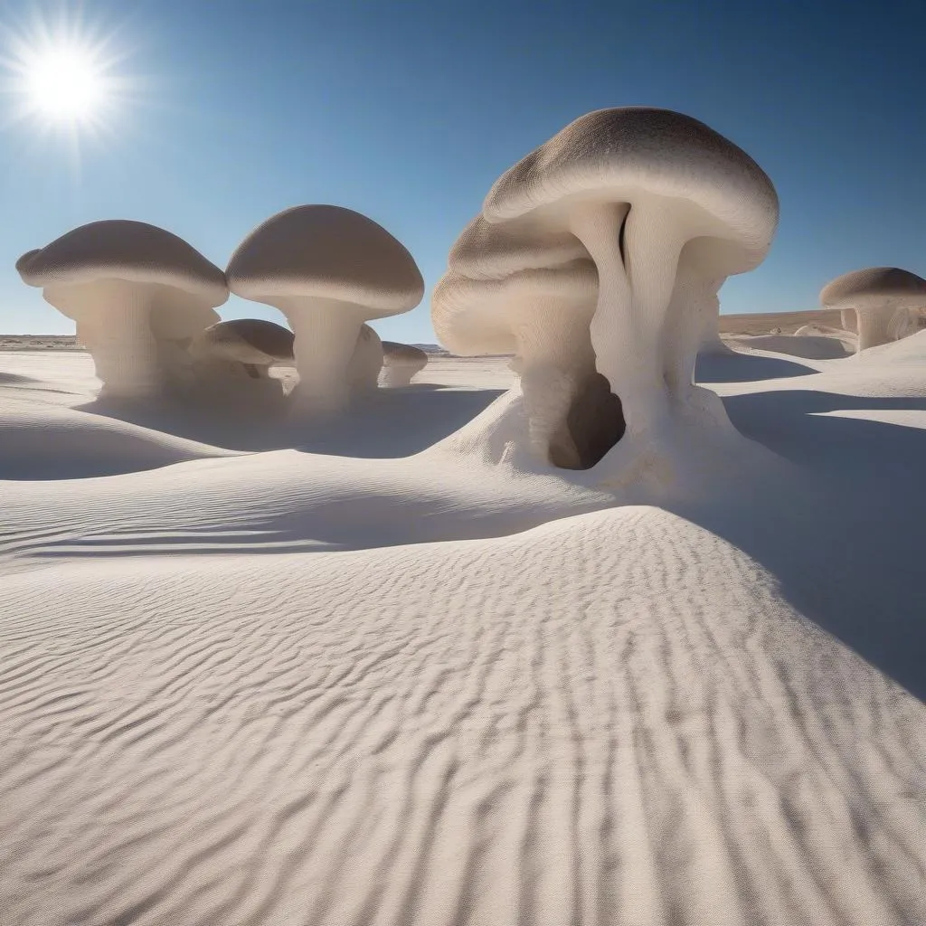 White Desert Landscape