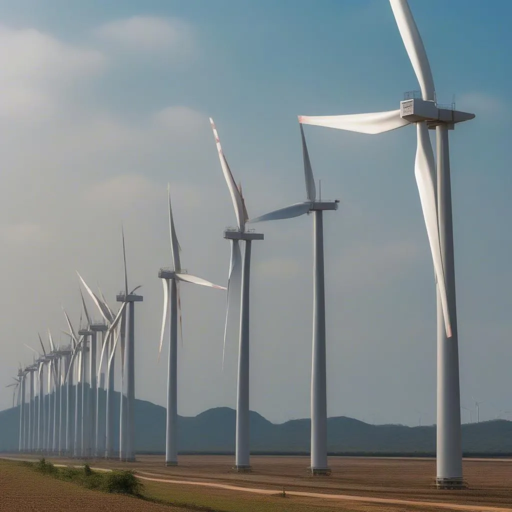 wind turbines bac lieu