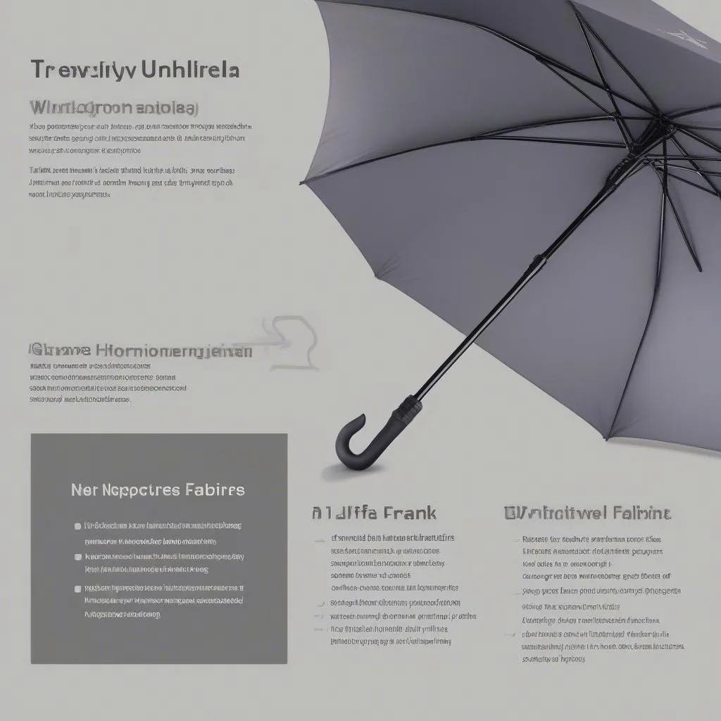 Windproof Umbrella Features