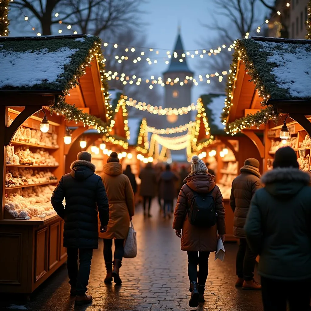 Christmas market in Germany