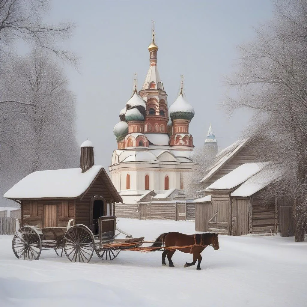 Winter Wonderland in Russia