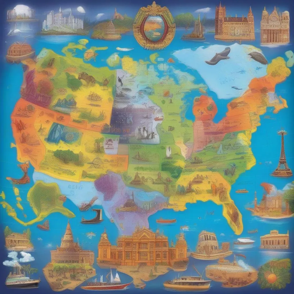 world map puzzle