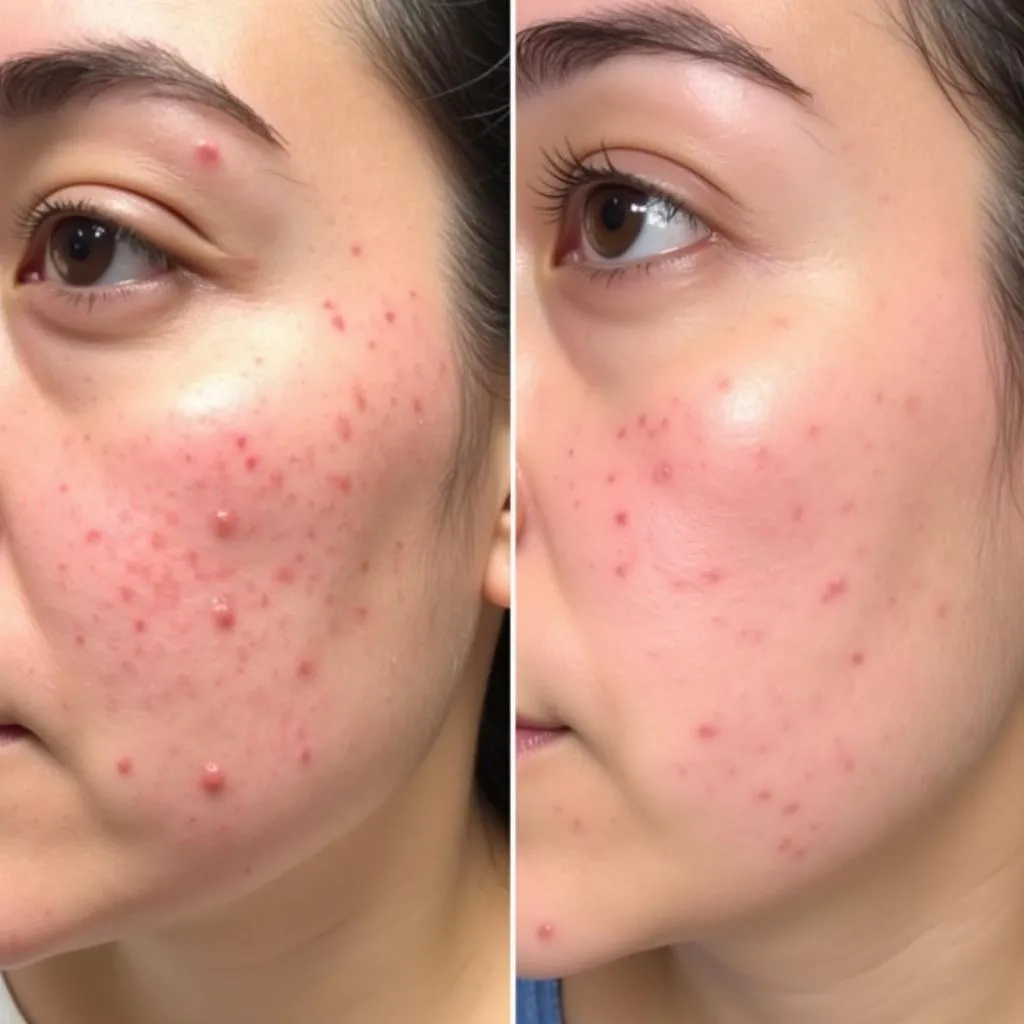 Acne Scar Treatment Before and After