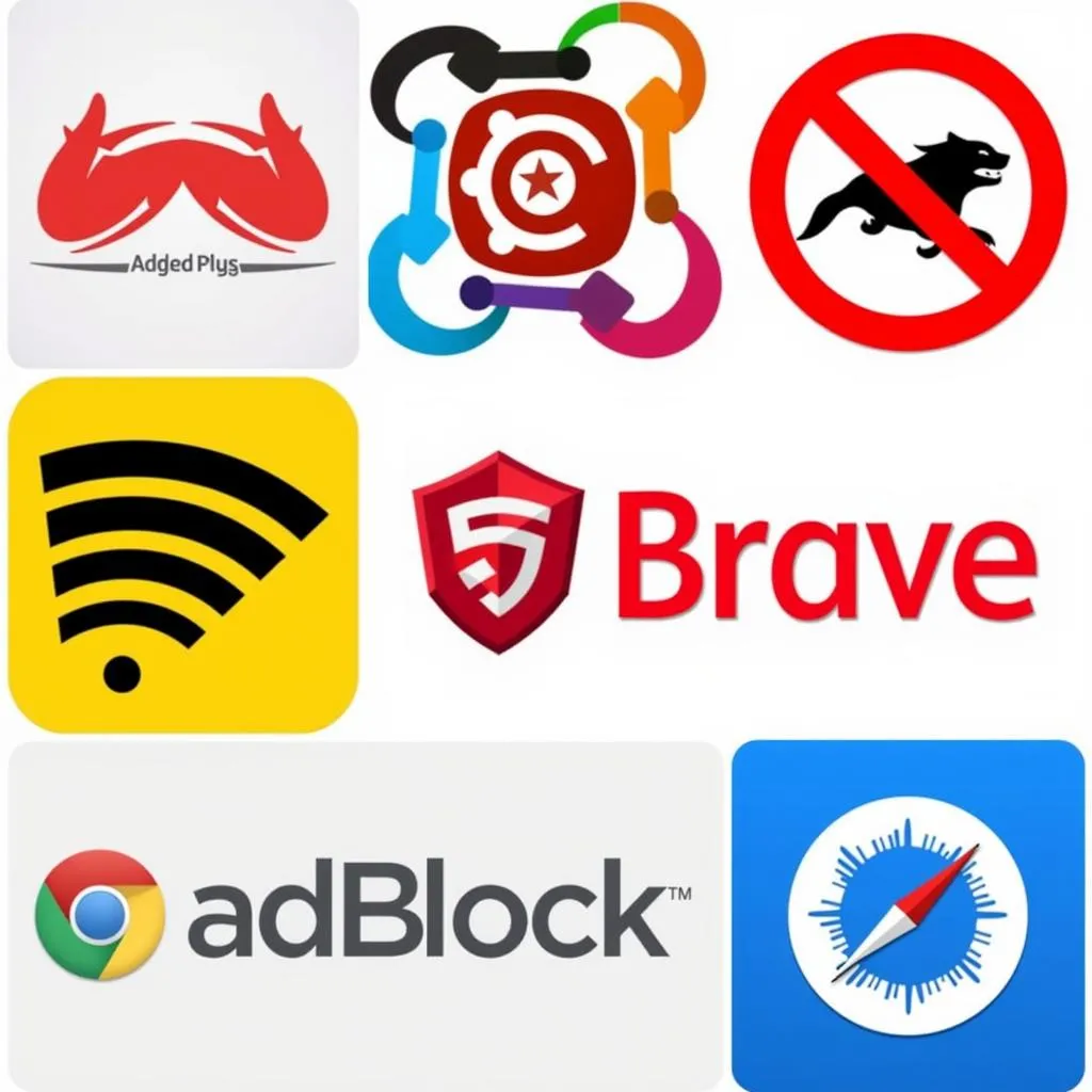 Ad Blocker App Logos