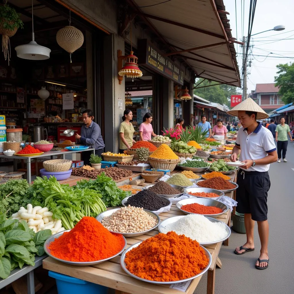 An Giang local market scene