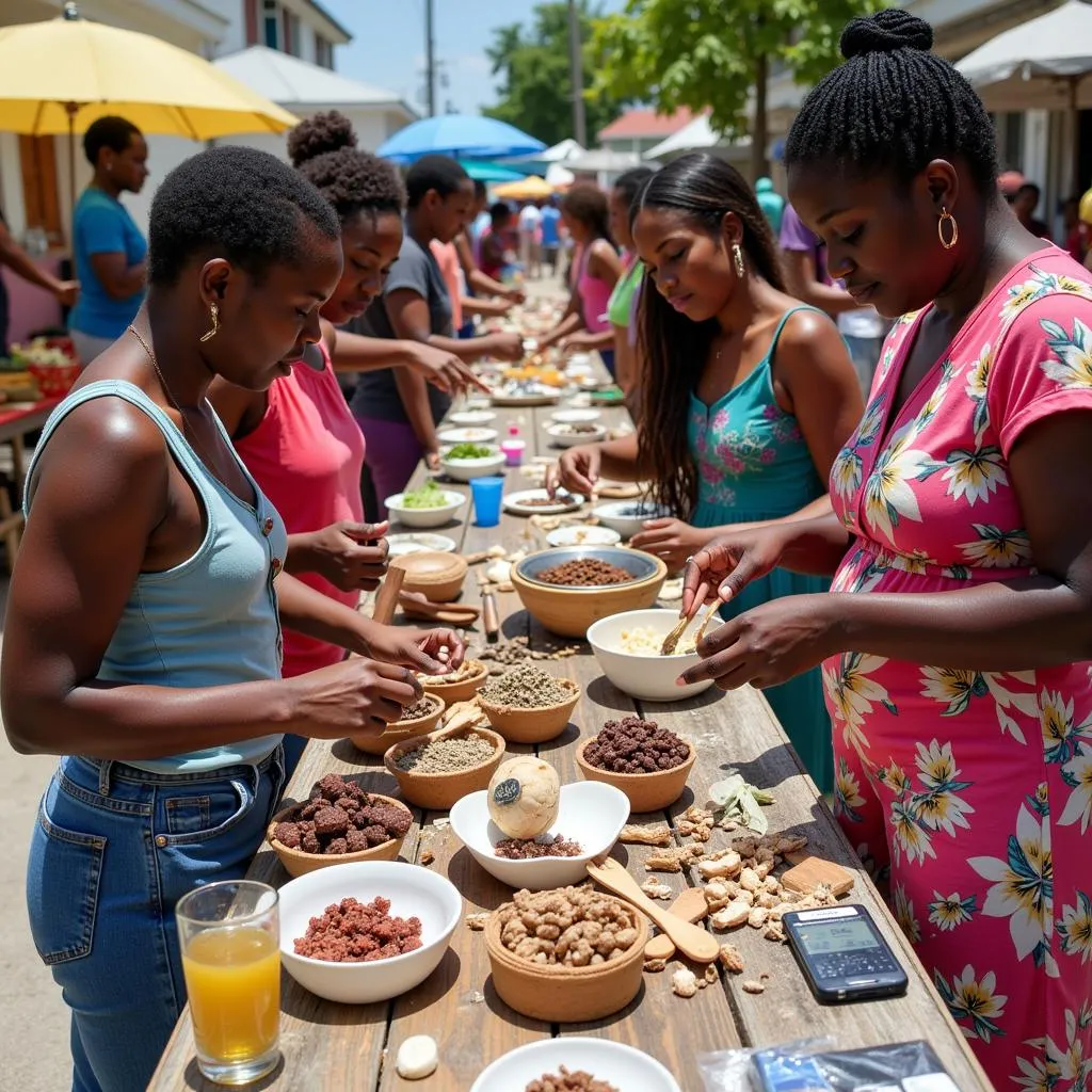 Bahamas local market