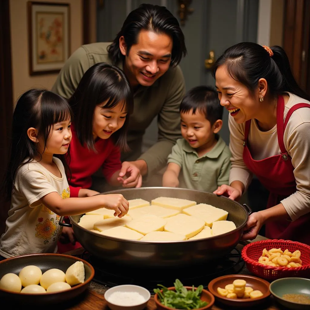 Banh Chung Preparation