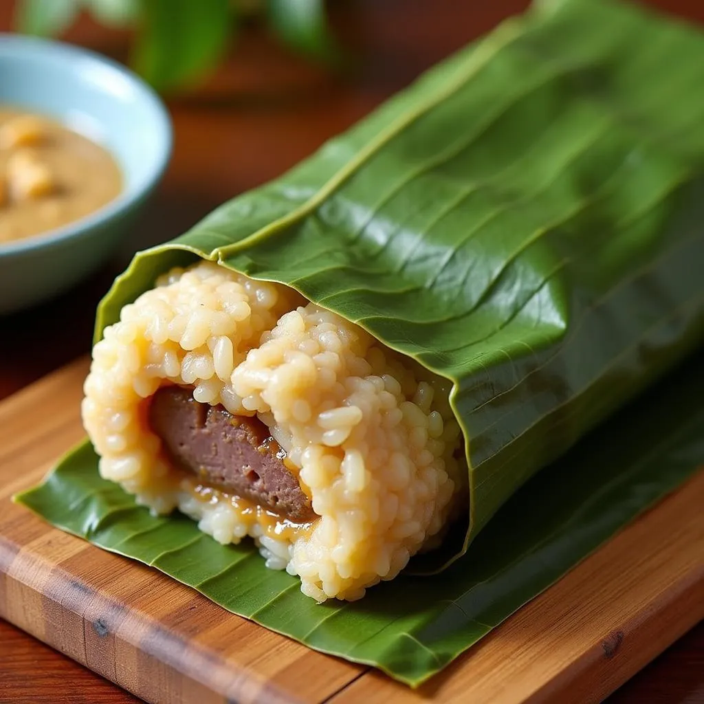 Vietnamese Banh Chung for Tet