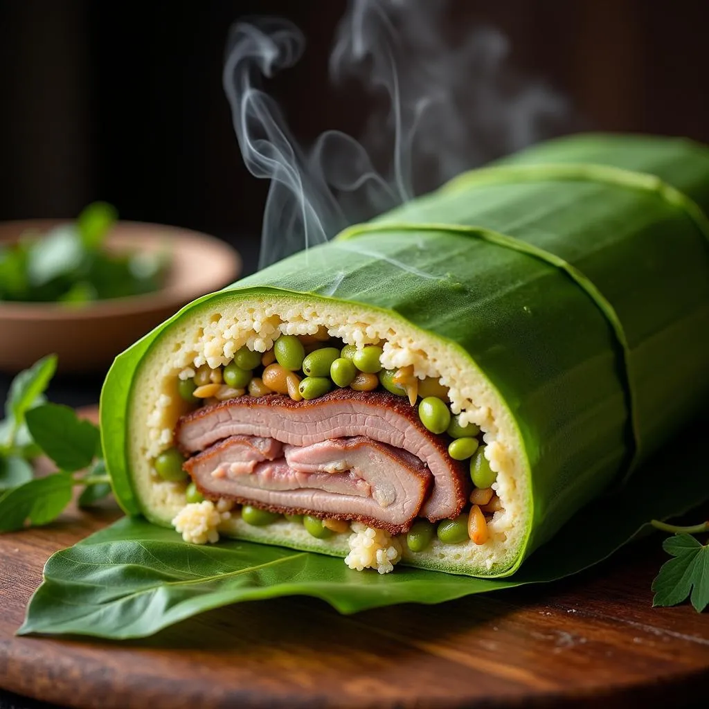 Banh Chung Sticky Rice Cake