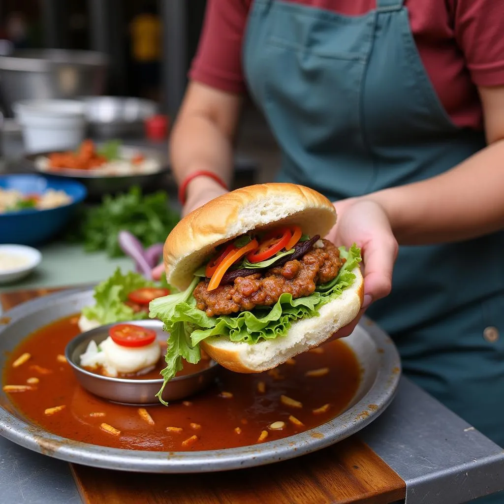 Banh Mi Street Vendor