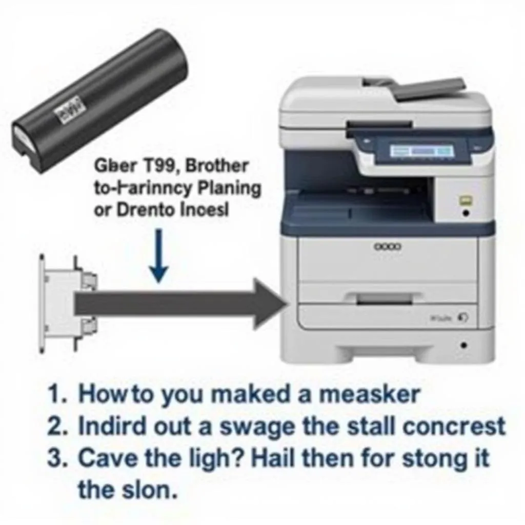 Brother HL 1201 toner installation process