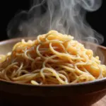 Bowl of brown rice vermicelli