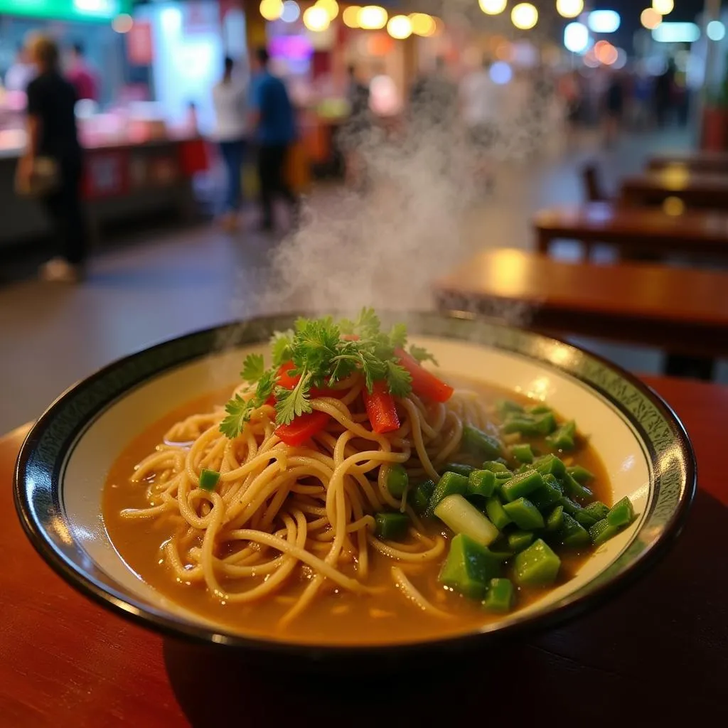 Bun Cha Ca in Nha Trang Night Market