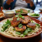 Hanoi street food bun cha